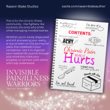 Invisible Pain/Illness Warriors Spiral Notebook