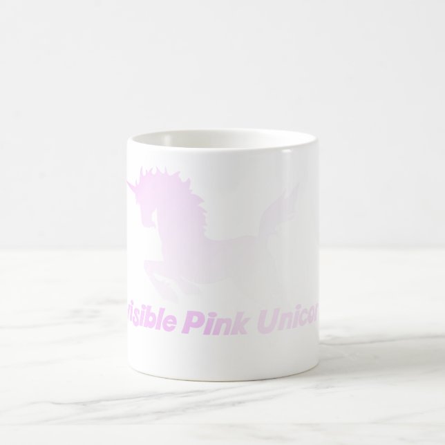 Invisible Pink Unicorn in the Sky Coffee Mug (Center)