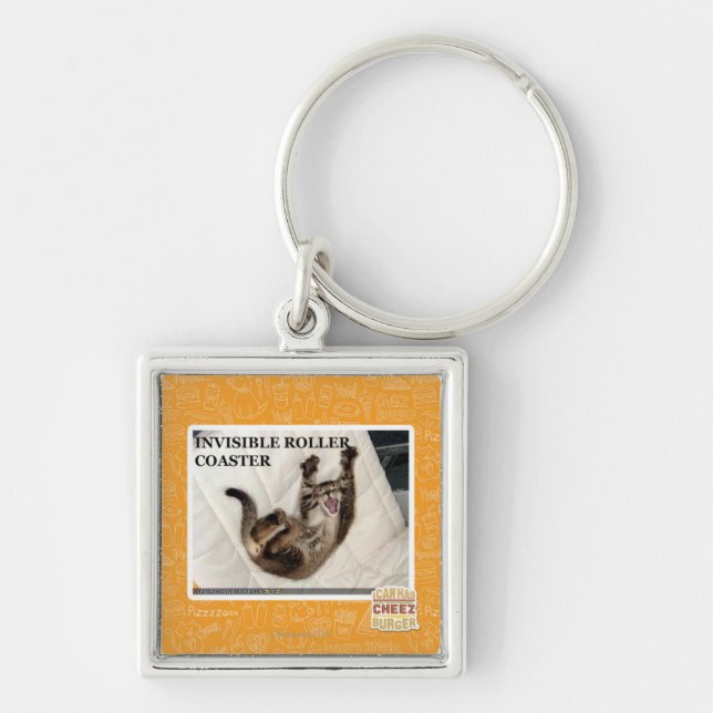 Invisible Roller Coaster Key Ring (Front)