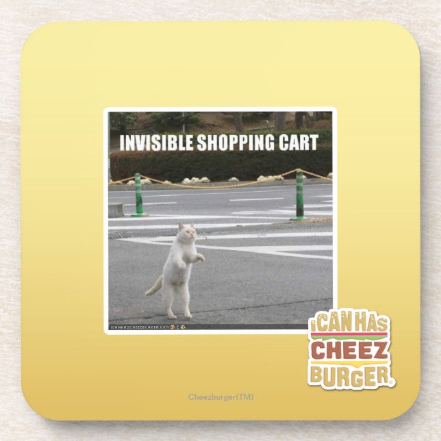 INVISIBLE SHOPPING CART COASTER (Front)