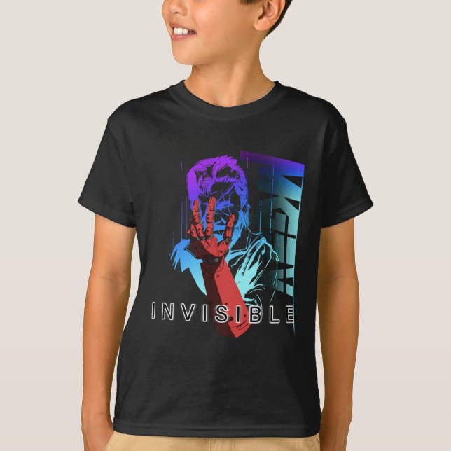 Invisible Sticker  T-Shirt (Front)