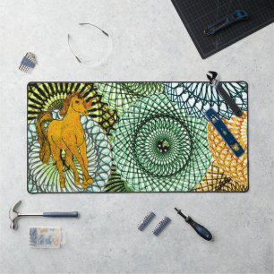 Invisible Unicorn Desk Mat