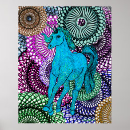 Invisible Unicorn Poster