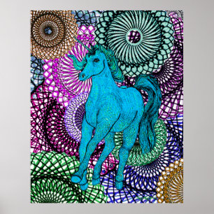 Invisible Unicorn Poster