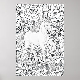 Invisible Unicorn Poster