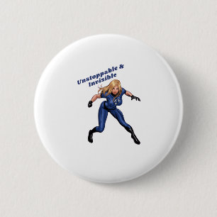 Invisible Woman 6 Cm Round Badge