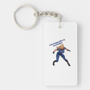 Invisible Woman Key Ring
