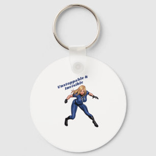 Invisible Woman Key Ring