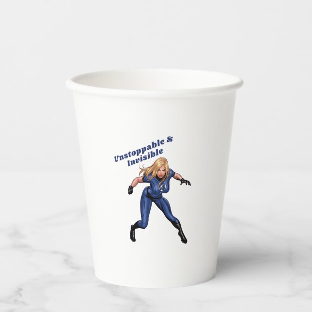 Invisible Woman Paper Cups (Front)