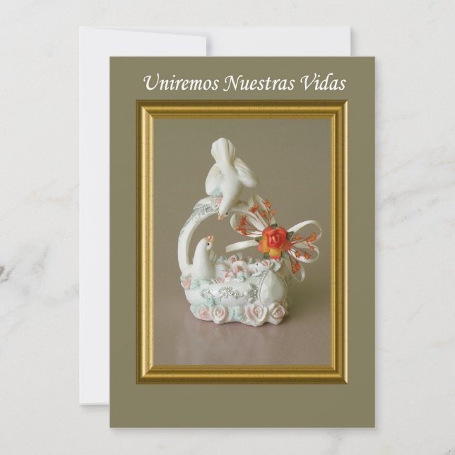 invitacion boda espanol invitation (Front)