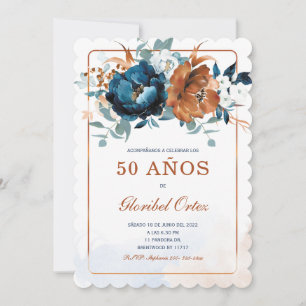 Invitación de 50 Años Mujer Invitation