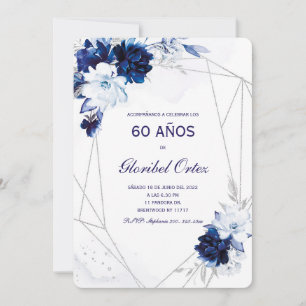 Invitación de 60 Años Mujer Invitation