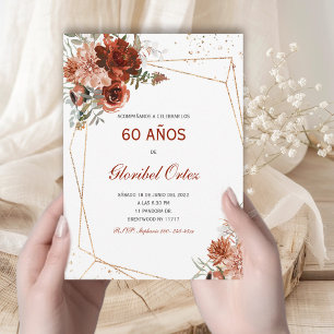 Invitación de 60 Años Mujer Invitation