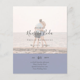 Invitación de Boda con Superposición de Fotos Flyer