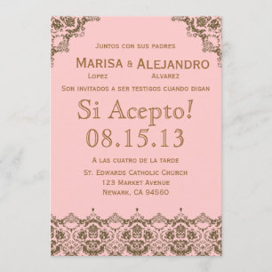 Invitacion de Boda en español / Wedding Invitation