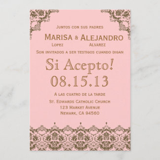 Invitacion de Boda en español / Wedding Invitation