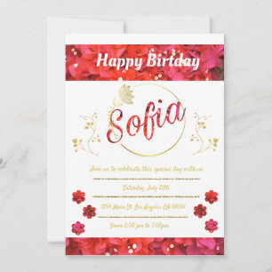 Invitación de cumpleaños invitation