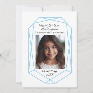 Invitación de Primera Comunión con Foto  Invitation