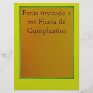 Invitación - Fiesta de Cumpleaños Invitation