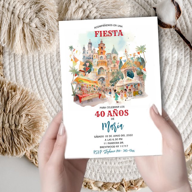 Invitación Fiesta Temática Pueblo Mágico Invitation (Creator Uploaded)