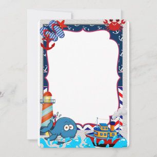 invitacion marinero invitation