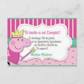 Invitacíon Pepa Invitation