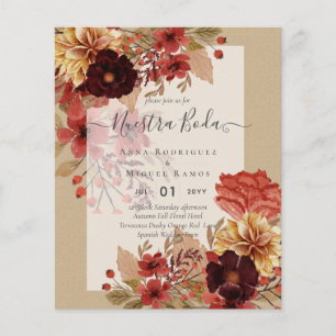 Invitaciones de Boda, Spanish Wedding Budget Fall