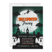 Invitaions Halloween for yours friends & familly. 