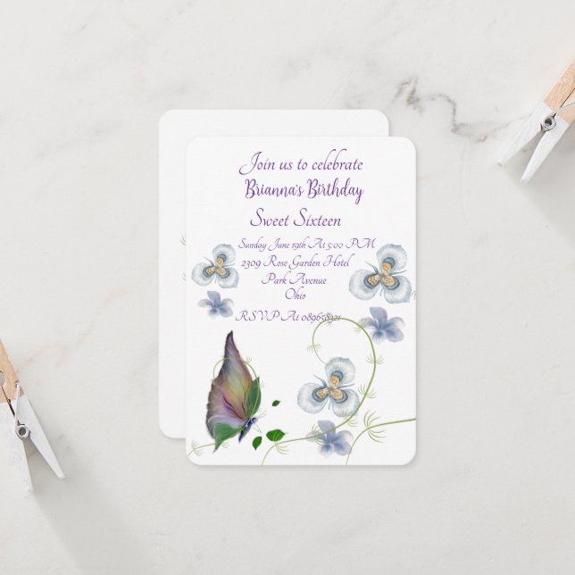 Invitation  (Front/Back In Situ)