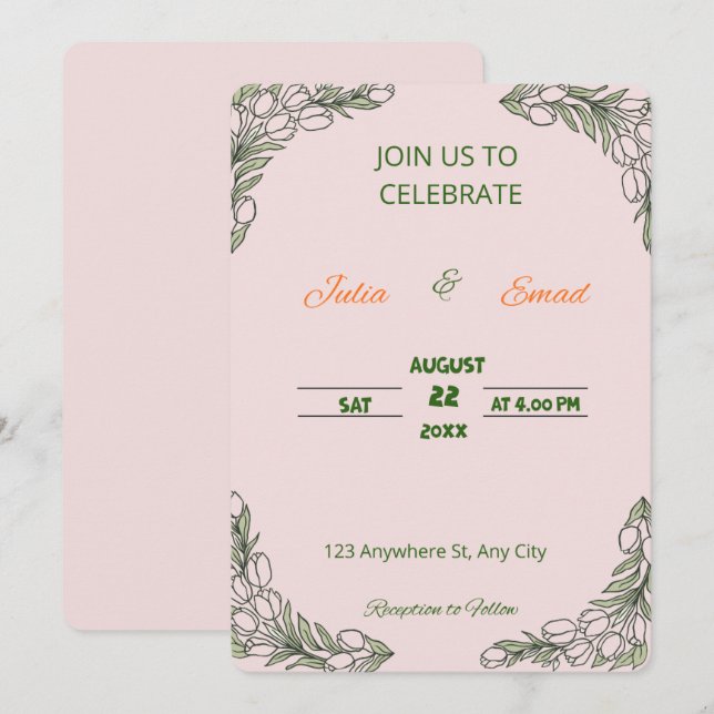Invitation (Front/Back)