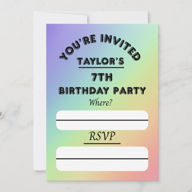 invitation (Front)