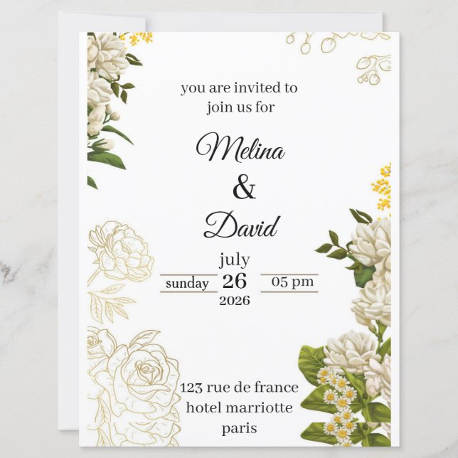 invitation  (Front)