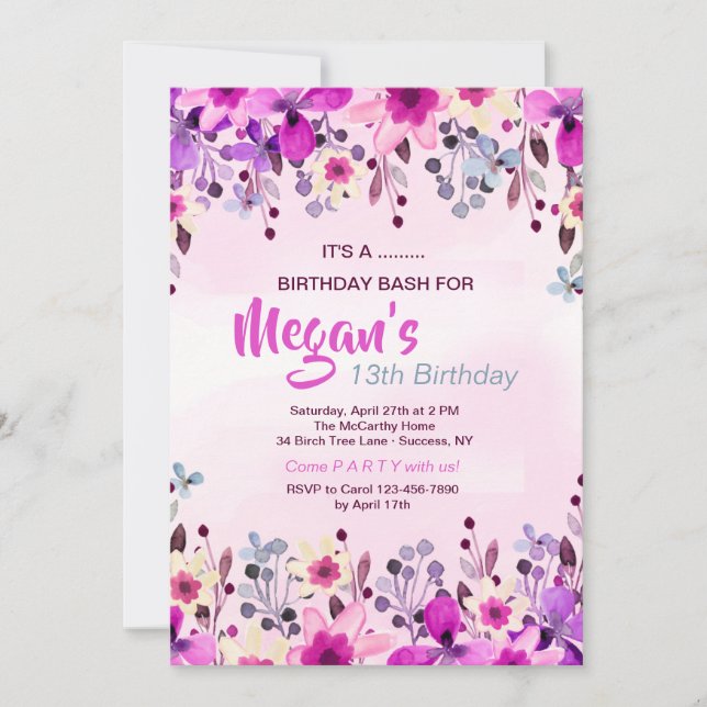 " INVITATION (Front)