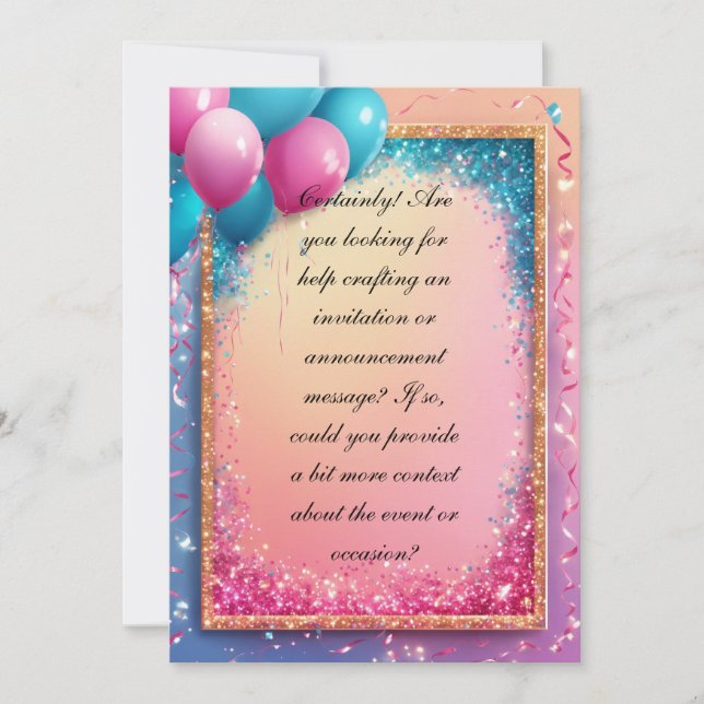 Invitation (Front)