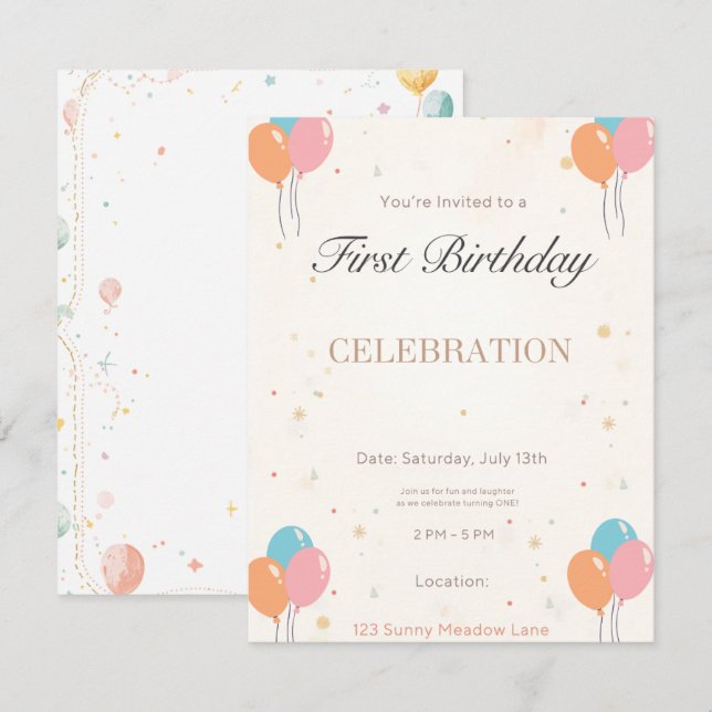 Invitation (Front/Back)