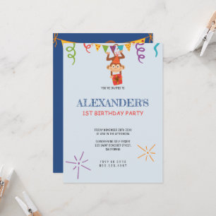 invitation 1st birthday.