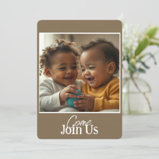 Invitation Add Photo and Text