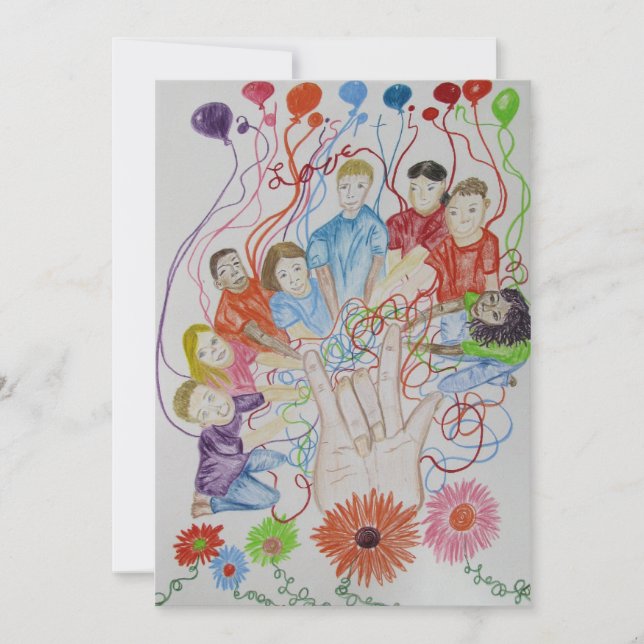 Invitation, Adoption Baby, Child Shower Invitation (Front)