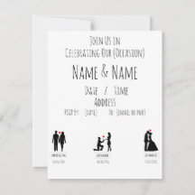 Invitation Announcement Minimalist Note Cards