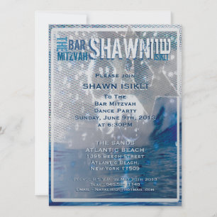Invitation bar mitzvah - Customised
