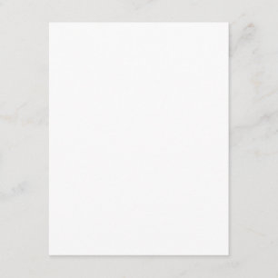 Invitation BASIC WHITE  8 SIZES