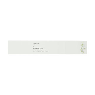 Invitation Belly Band