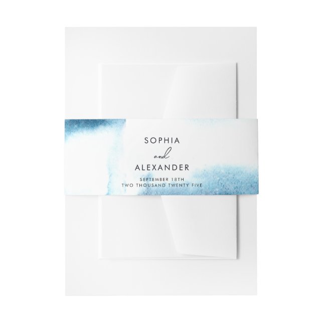 Invitation Belly Band (Front Example)