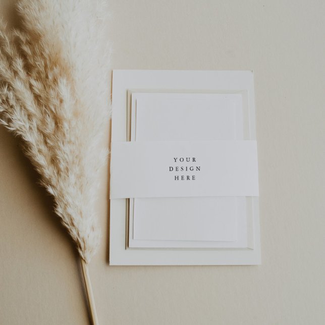 Invitation Belly Band Printing (Creator Uploaded)