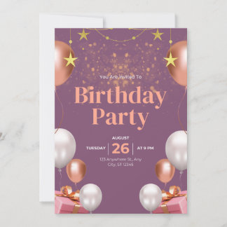 Invitation birthday 