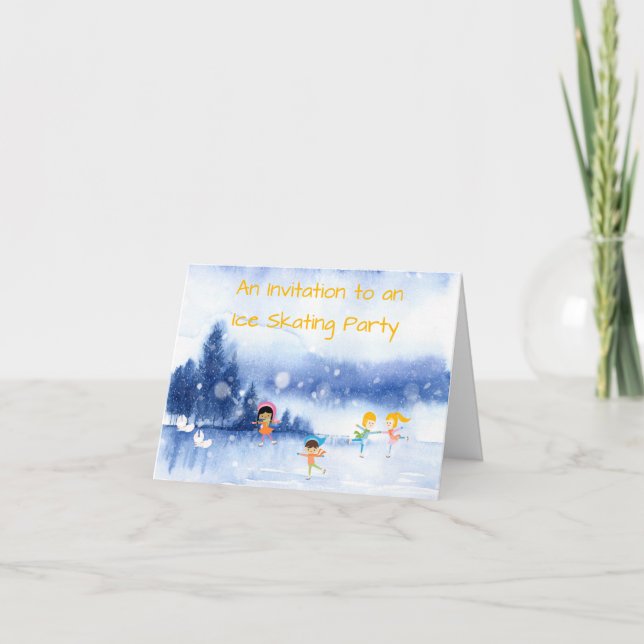 Invitation Birthday Party 8 Year Old Boy or Girl (Front)