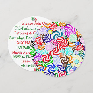 Invitation - Candy Collage