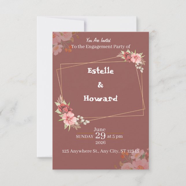 invitation card (Front)