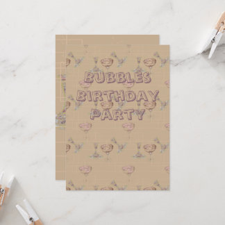 Invitation Card Bubbleroom