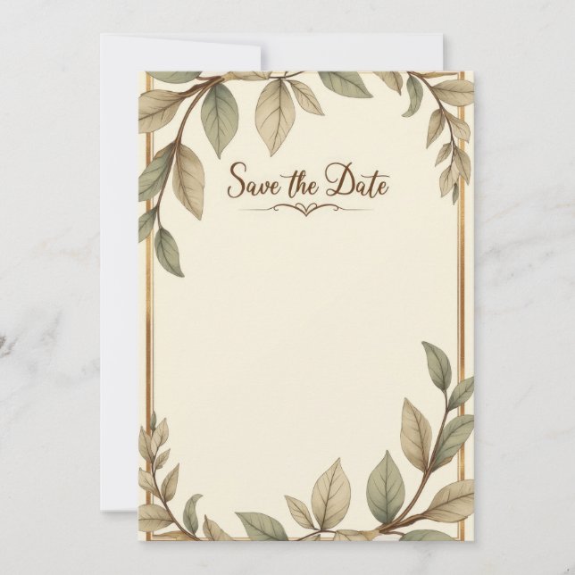 Invitation Card Design (Front)